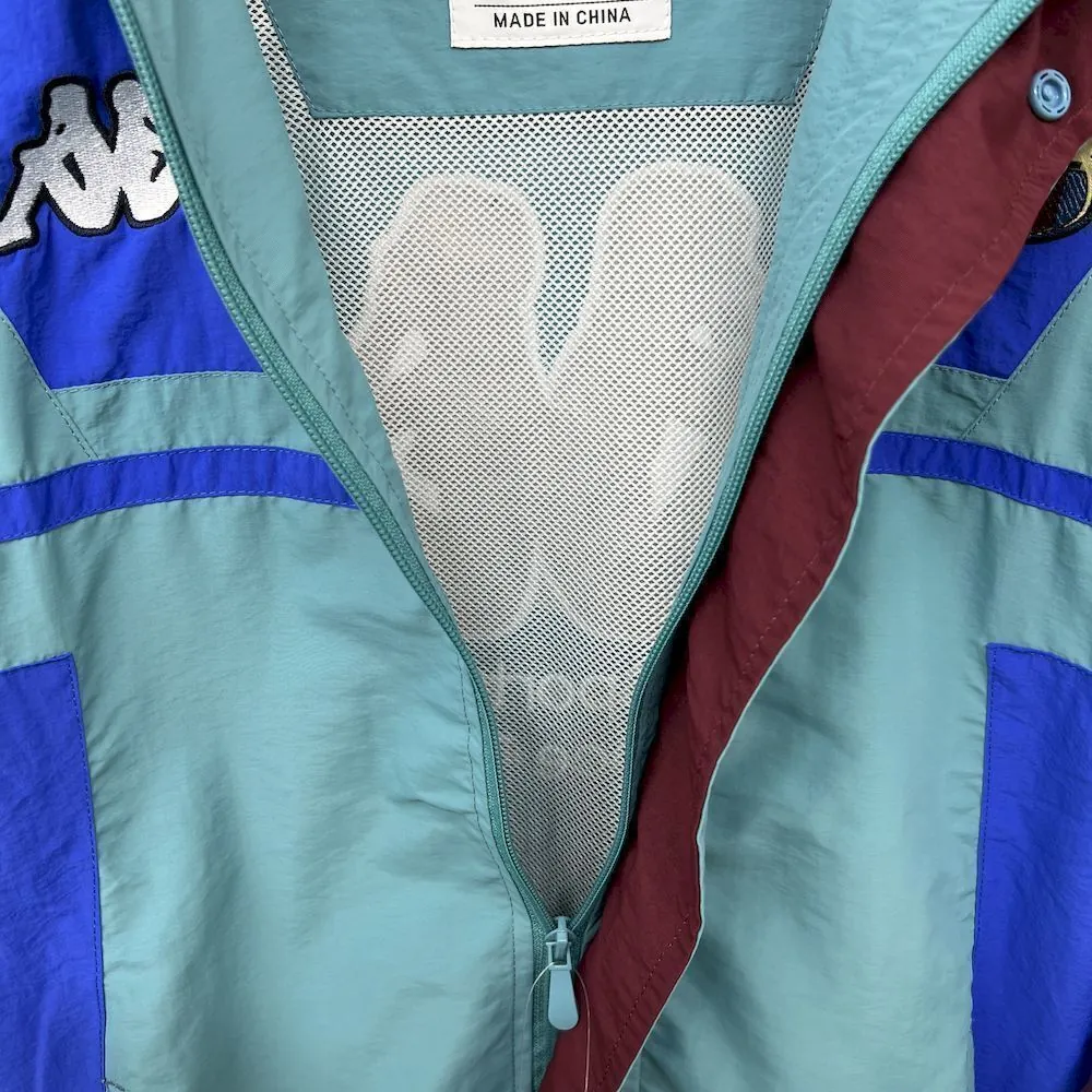 25-26 Barcelona x Kappa OG Style Green Windbreaker Jacket AAAAJersey Supplier Yupoo 4