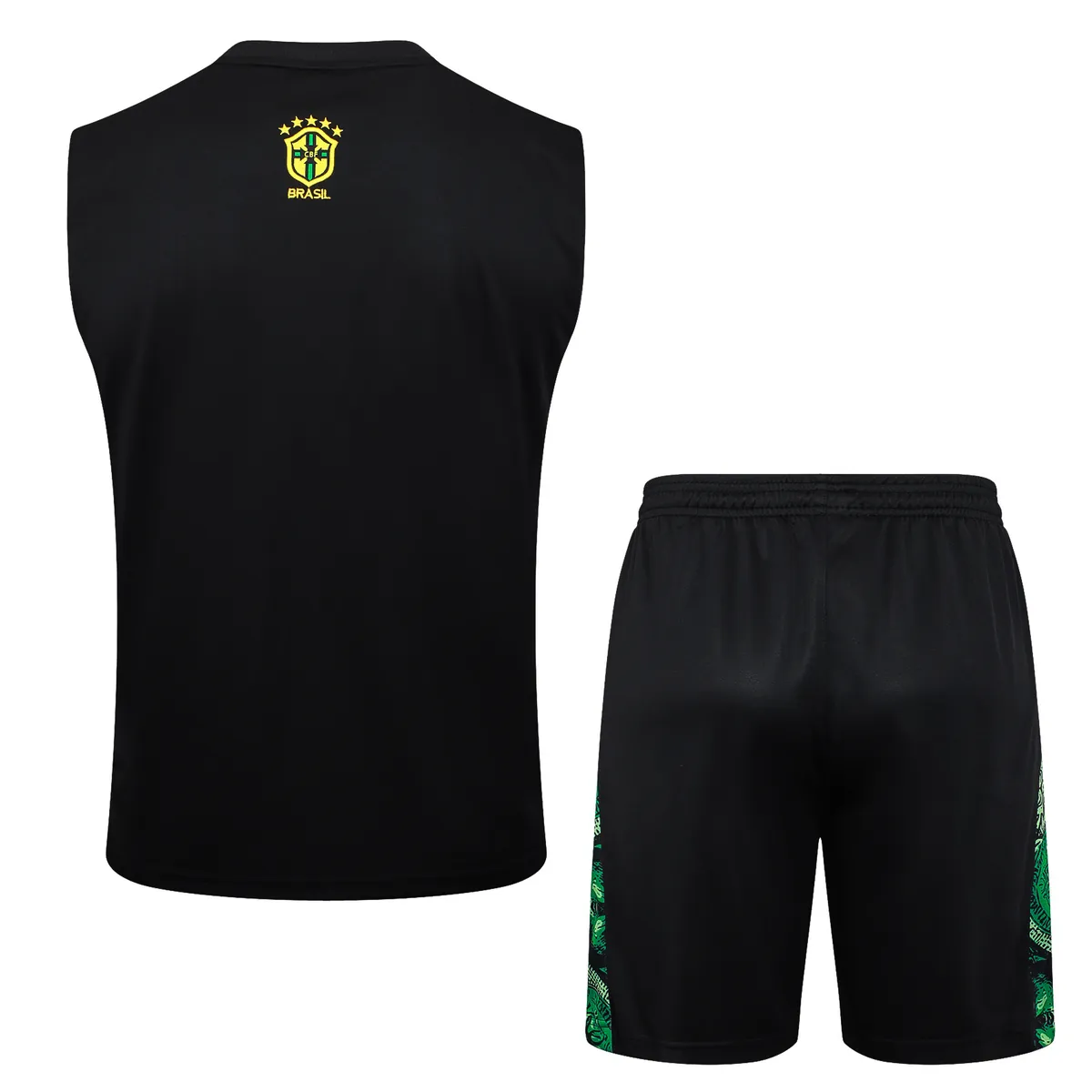 2024 Brazil Christ the Redeemer Green Vest Kit Soccer AAAAJersey Yupoo 2