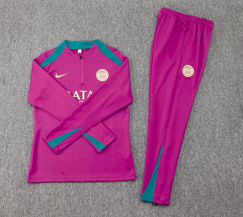 24-25 PSG Long Sleeve Training Suit Football Shirts 1