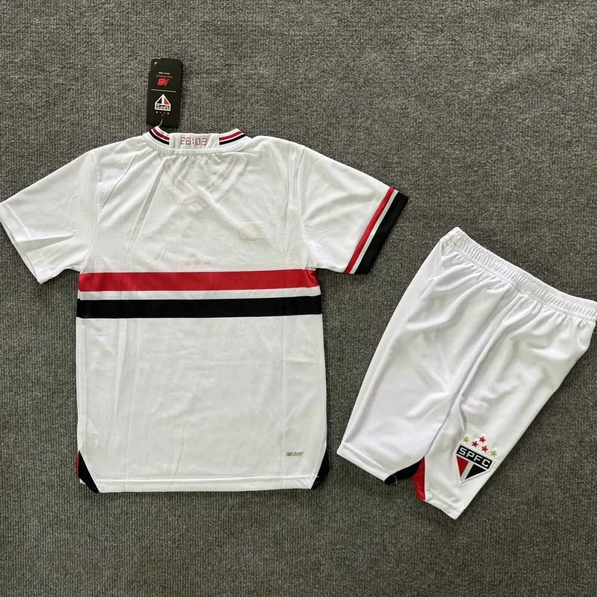 25-26 Sao Paulo Home Kid Kits Youth Apparels AAAAJersey Dropship Yupoo 1