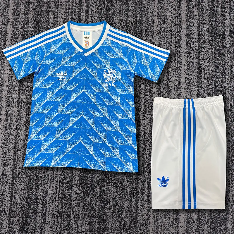 1988 Netherlands Away Retro Kid Kits Youth Apparels AAAAJersey Supplier Yupoo 12