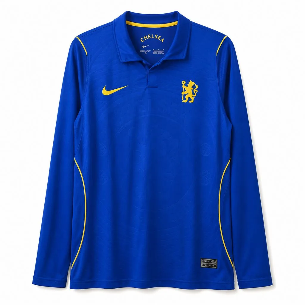 26-27 Chelsea Mens Home Kit Football Long Sleeve T-Shirt AAAAJersey Supply Yupoo 4 3