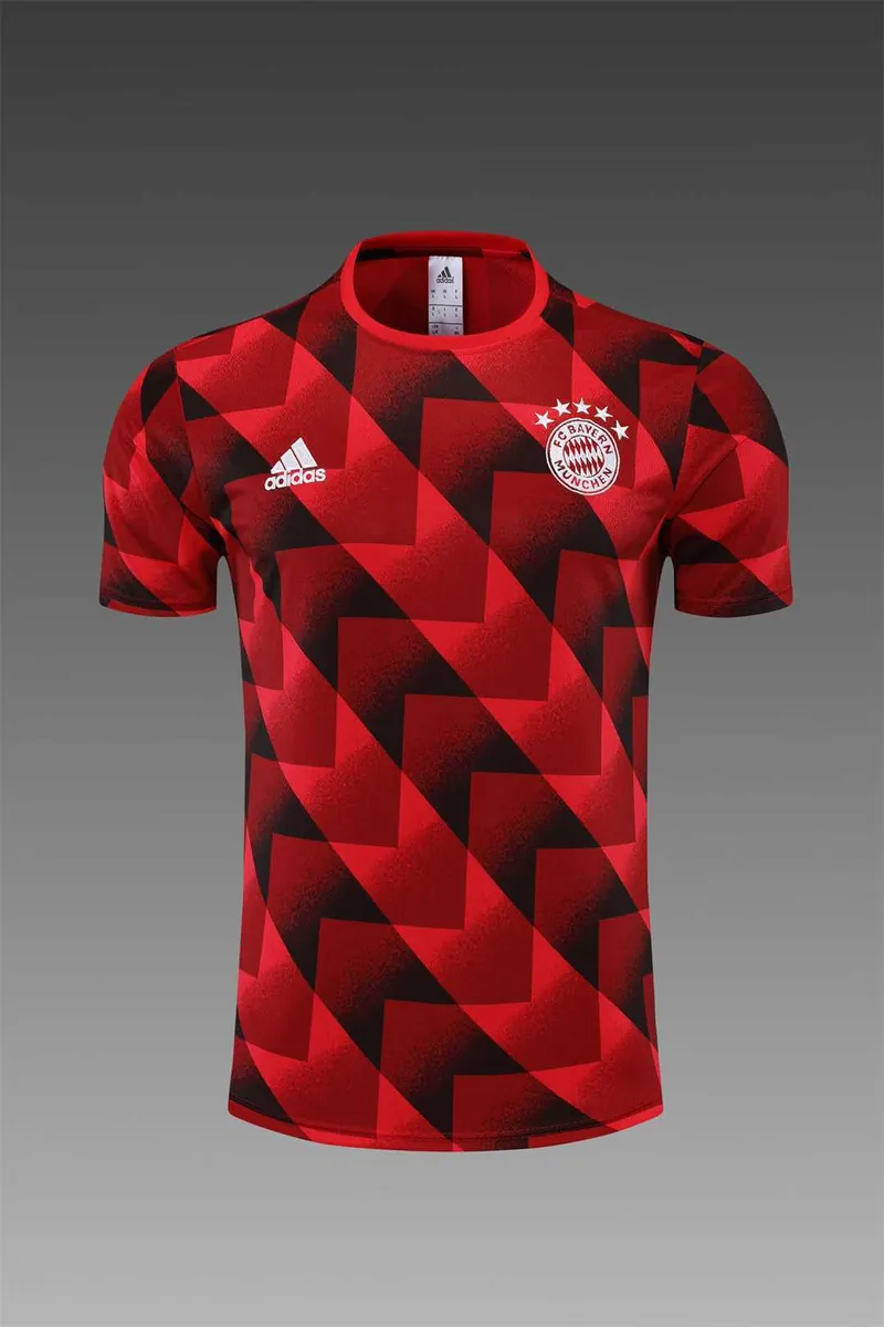 22-23 Bayern Training Suit Short Sleeve Kit Red 19