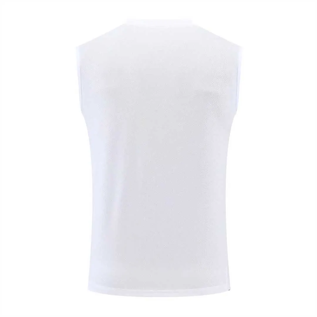 22-23 Real Madrid vest training suit kit White 3
