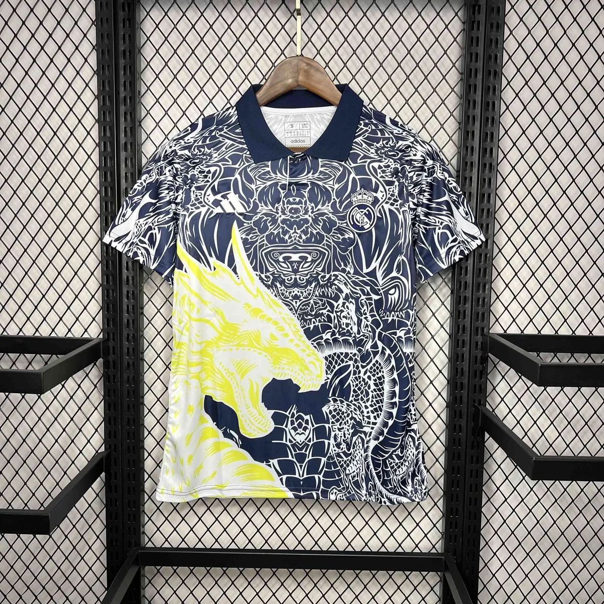 24-25 Real Madrid Shiny Dragon Special Edition Kit Soccer Uniform AAAAJersey Dropshiping Yupoo 5