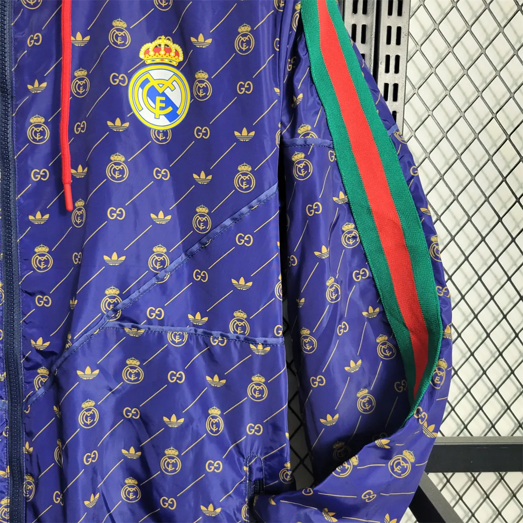 23-24 Real Madrid Windbreaker GUCCI joint 4