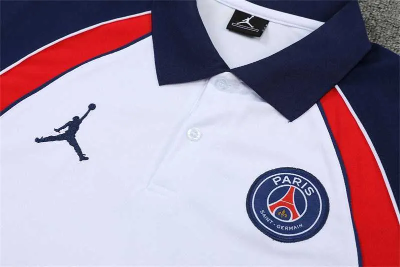 Polo Jordan PSG white and red 14