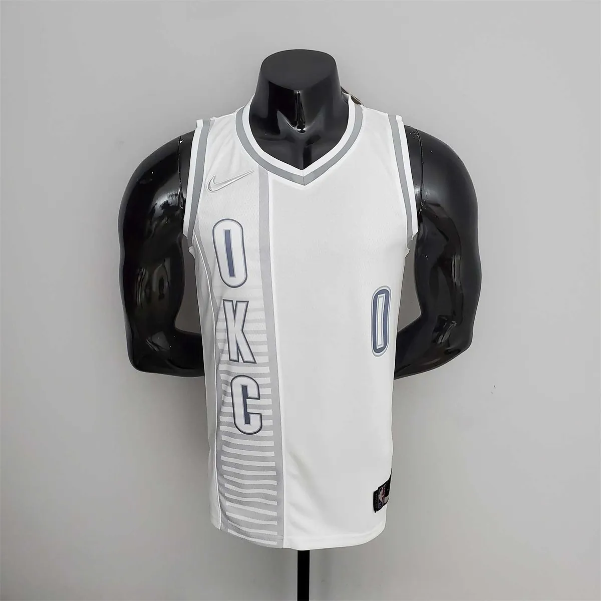 75th Anniversary 2202 Season Oklahoma City Thunder WESTBROOK#0 City Edition White NBA Jersey 9