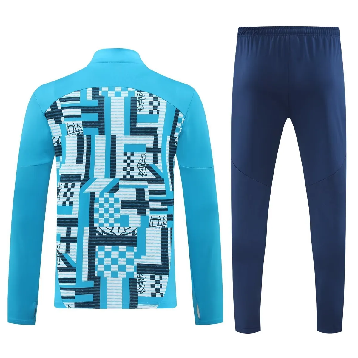 24-25 Marseille Long Sleeve Training Suit Football Shirts 2