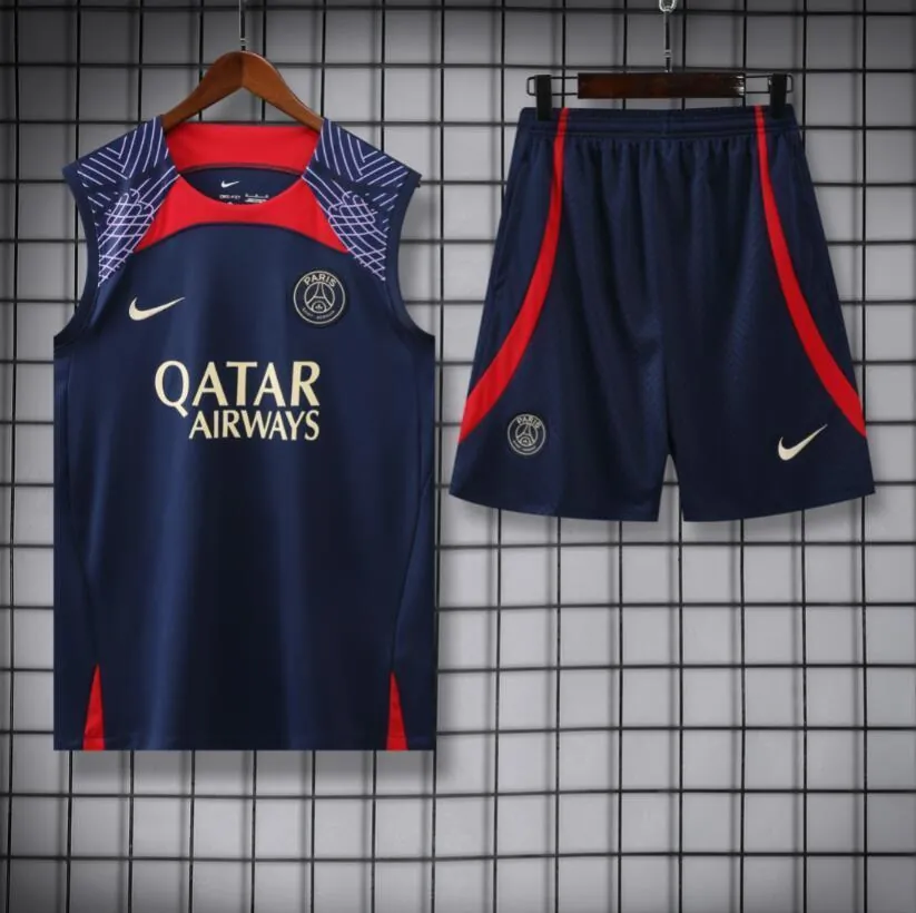 23-24 PSG Training Vest Kit S-XXL Soccer Jerseys 3