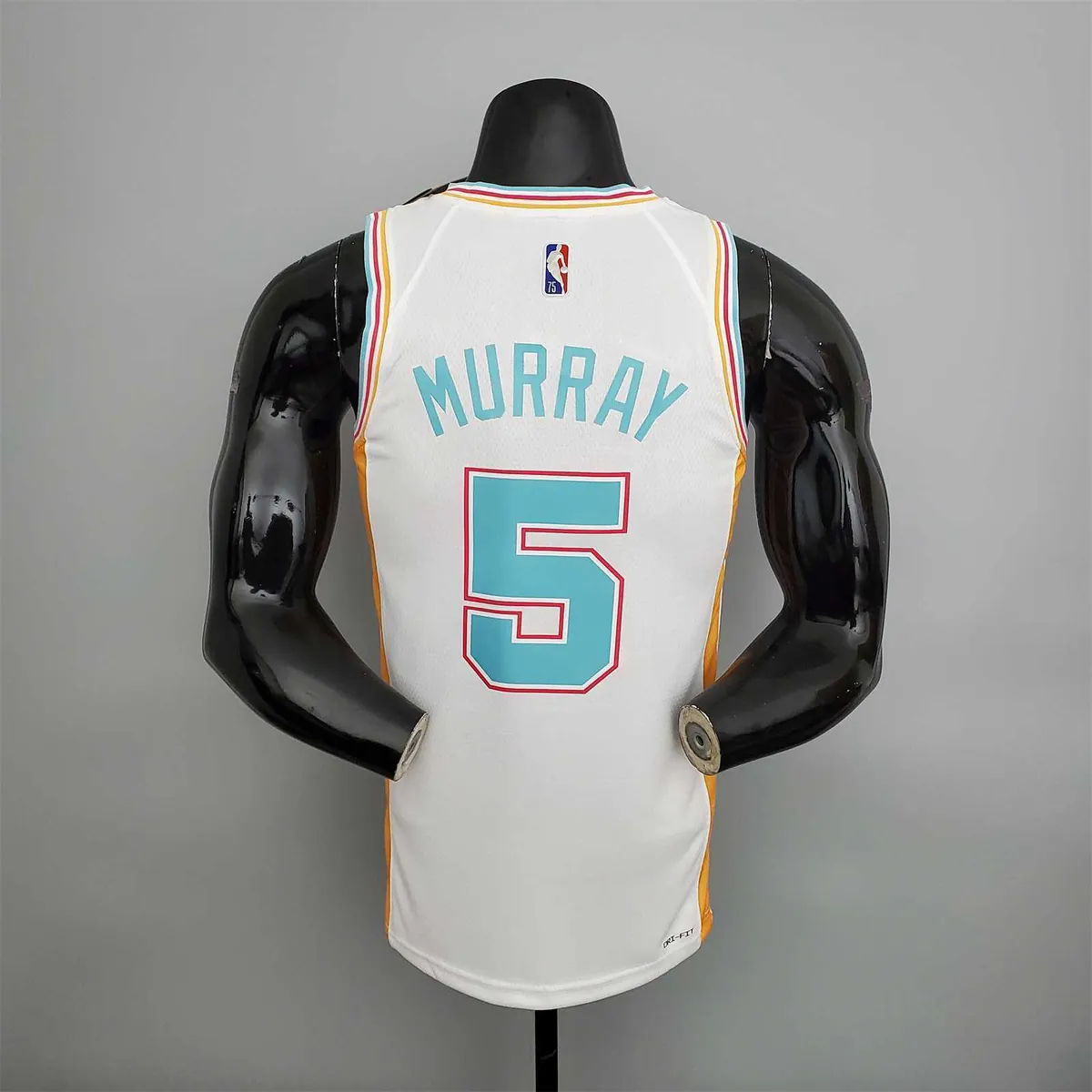 2022 season Murray#5 Spurs City Edition white 8