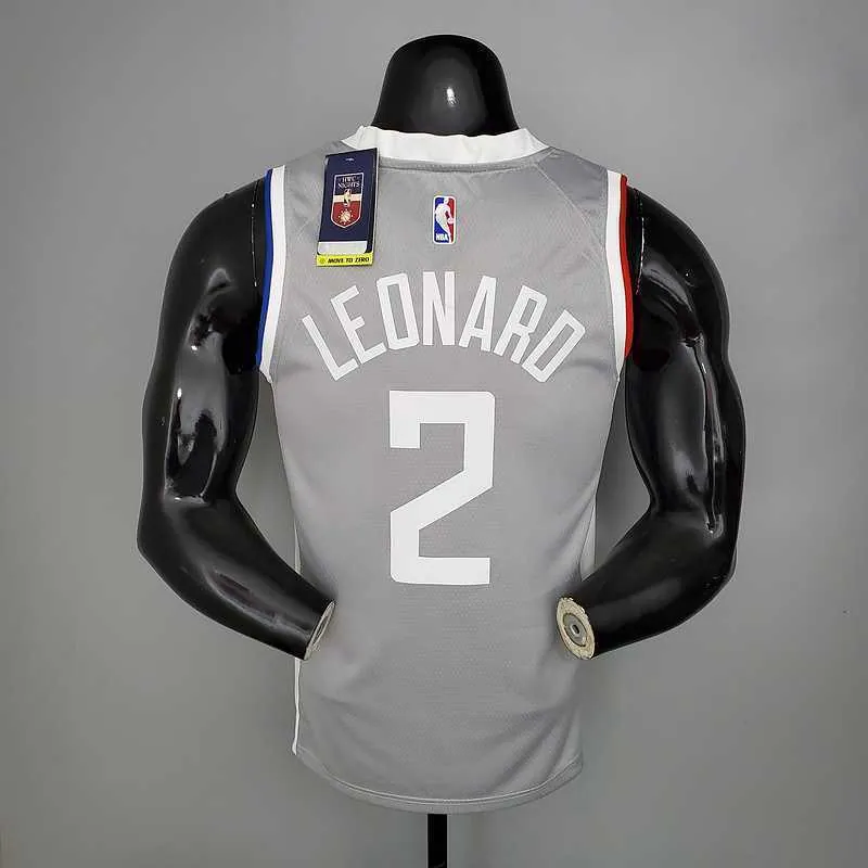 2021 LEONAR0#2 Los Angeles Clippers Bonus Edition Grey 5