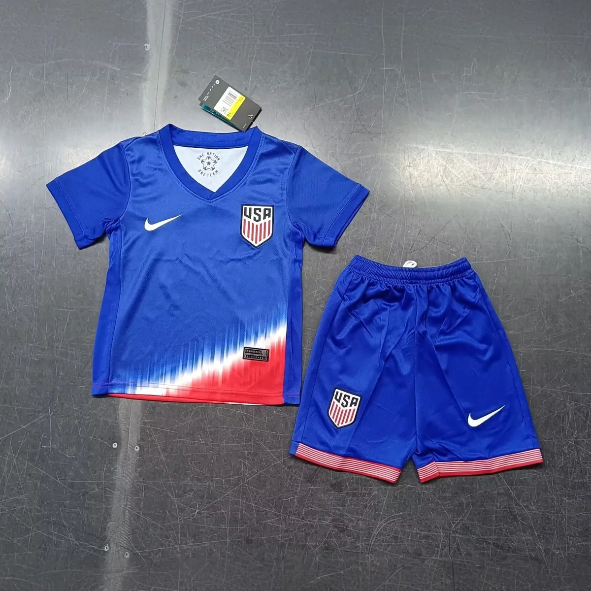 2024 USA Away Kid Kits Children Sets Football AAAAJersey Yupoo 2