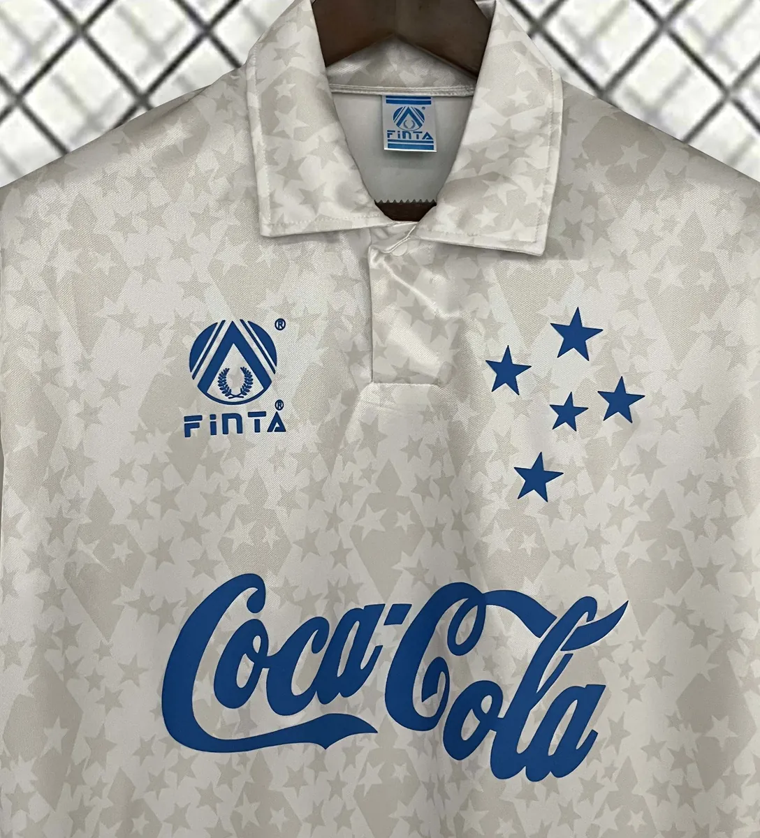 93-94 Cruzeiro Away S-XXL football t-shirt 5