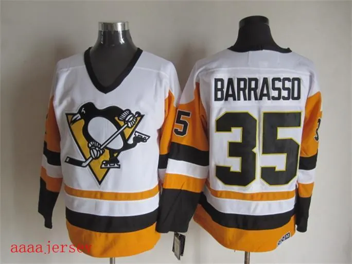 Pittsburgh Penguins retro ice hockey jersey M-3XL 匹兹堡企鹅队复古冰球服 4