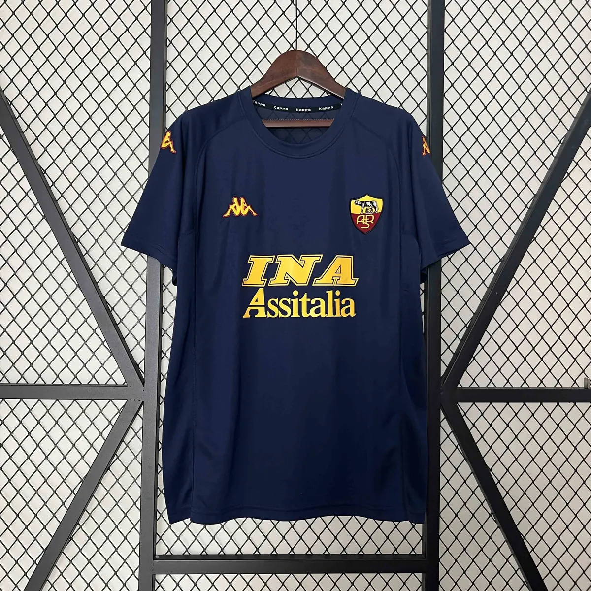 00-01 Roma Third Retro Kit Jersey Supplier Yupoo 8