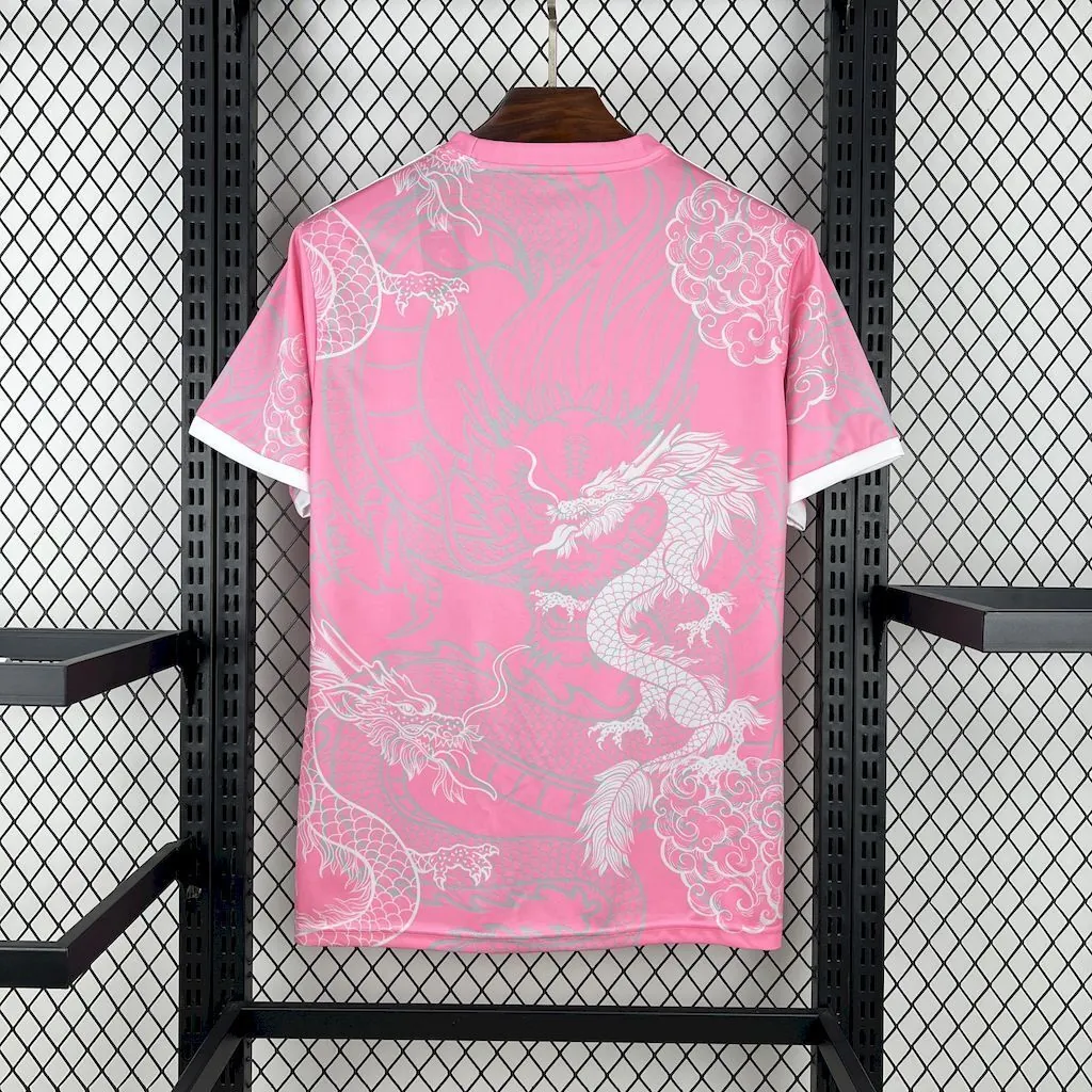 25-26 Real Madrid Pink Dragon Special Edition Shirt AAAAJersey Dropship Yupoo 3