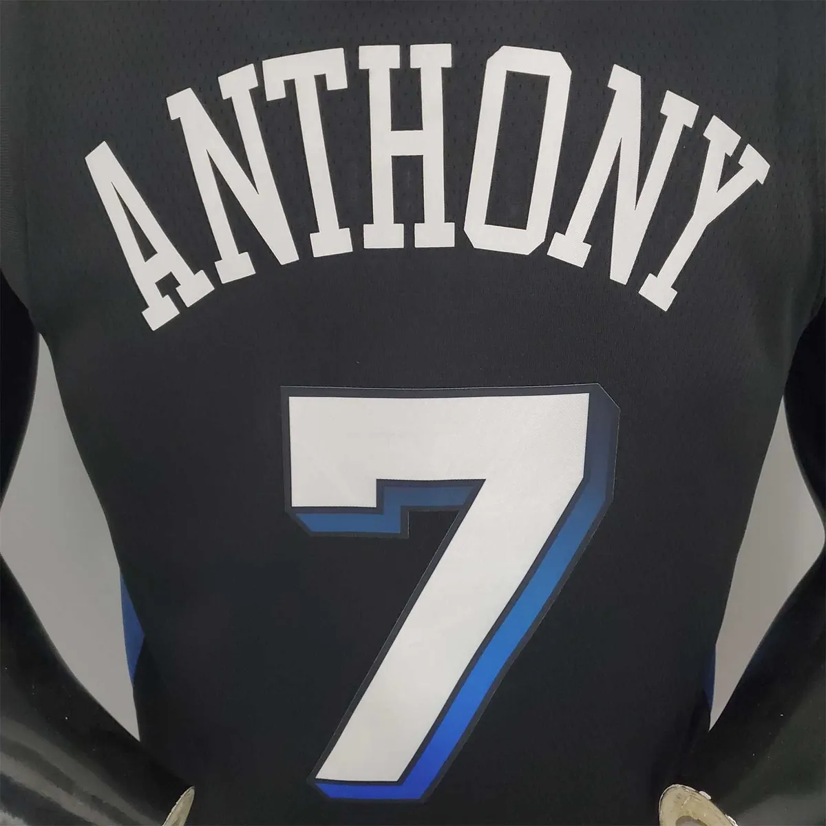 2021 ANTHONY#7 Knicks City Edition Black 3