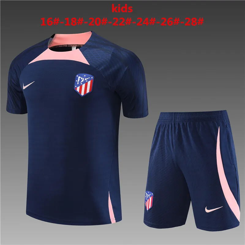 23-24 Atletico Madrid Kids Training Soccer Jerseys Yupoo 2