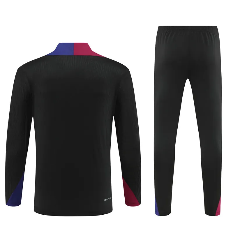 24-25 Barcelona Player Long Sleeve Training Suit Football Shirts 2