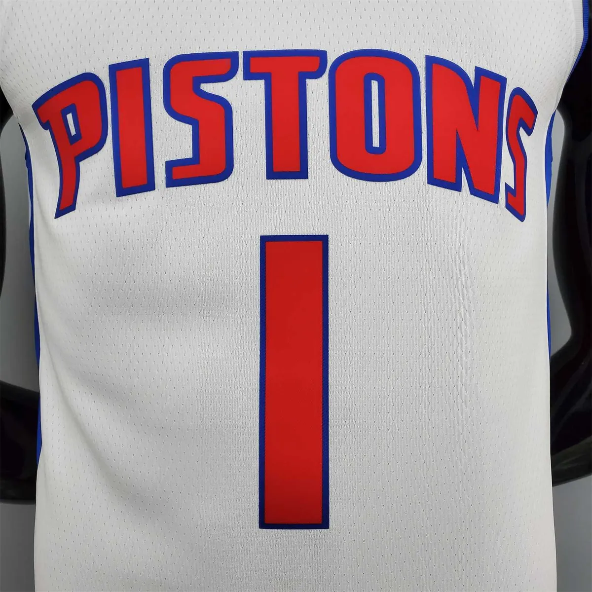 75th Anniversary Iverson #1 Pistons White 1