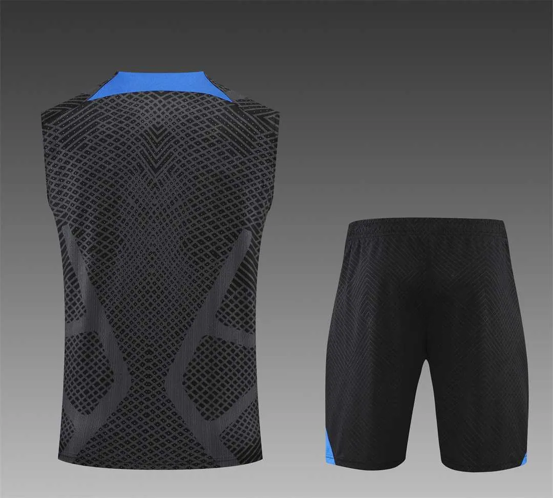 22-23 PSG vest training suit kit Black 9