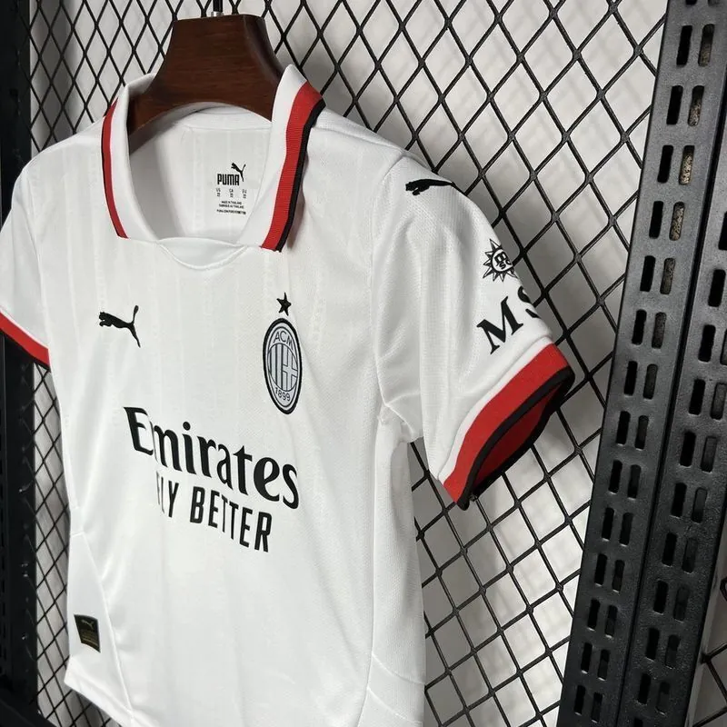 24-25 AC Milan Away Kid Kits Youth Apparels Football AAAAJersey Yupoo 2