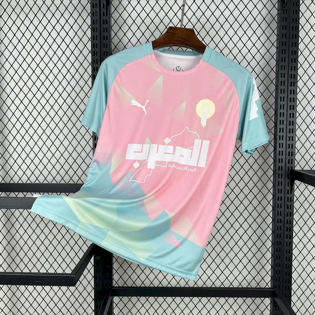 2025 Morocco Special Edition Pink Shirt Soccer Uniform AAAAJersey Supply Yupoo 5