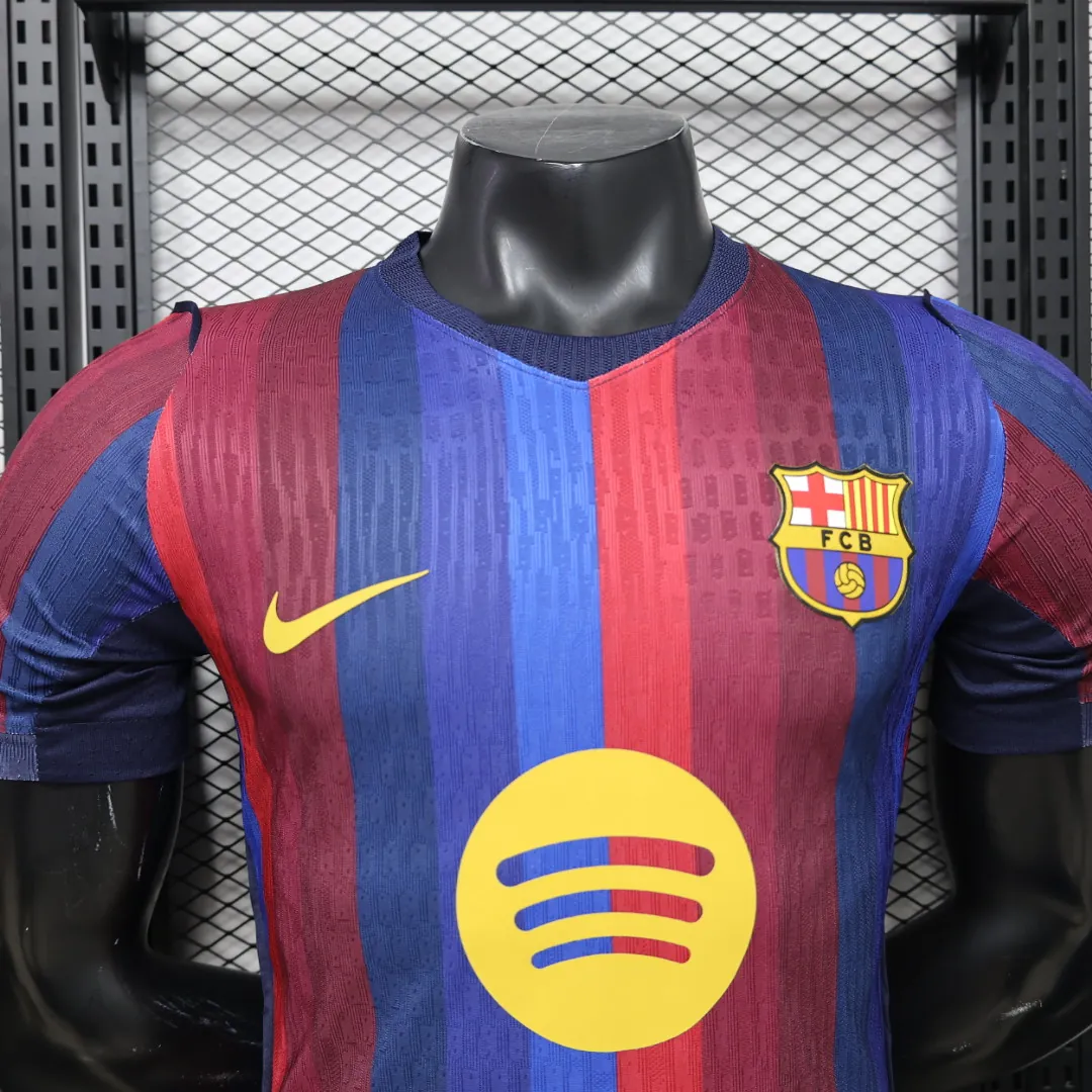 26-27 Barcelona Mens Home Kit Soccer Player Version T-Shirt AAAAJersey Supplier Yupoo 9 8