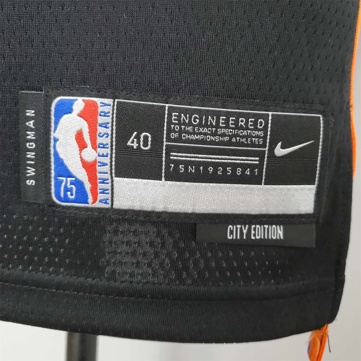 2022 Season Walker#8 Knicks Urban Edition Black NBA Jersey 6