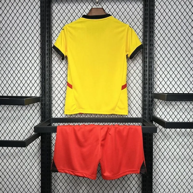 24-25 Lens Home Kid Kits Youth Apparels Football AAAAJersey Yupoo 1