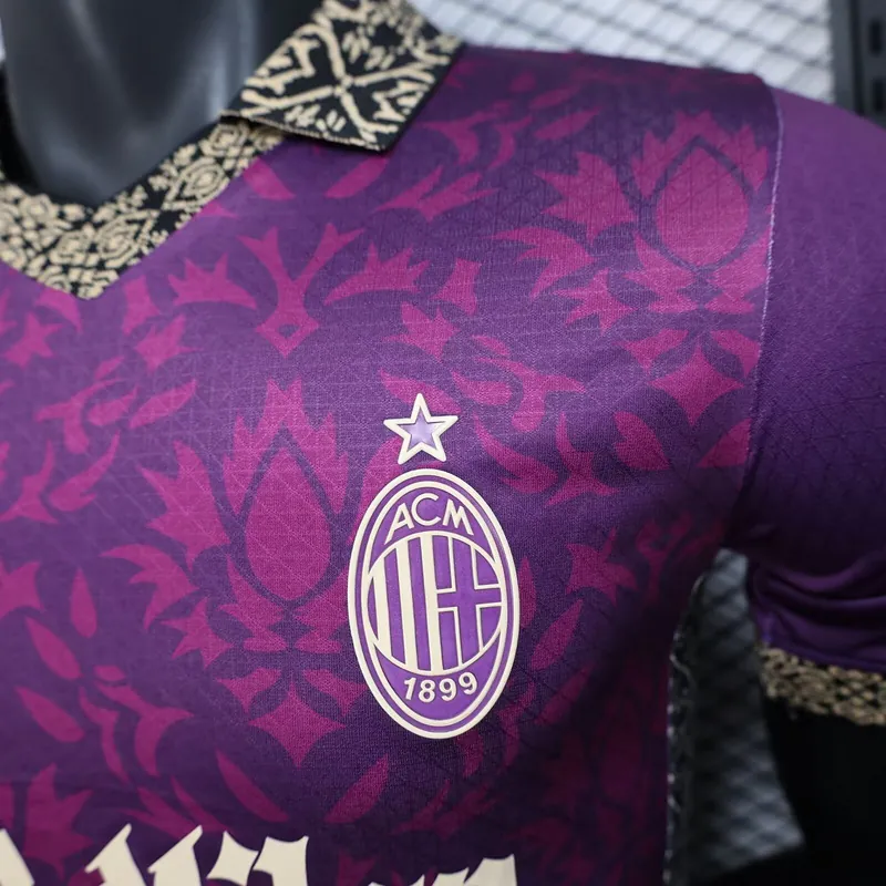 25-26 AC Milan Purple Special Edition Kit Player Version Shirt Soccer AAAAJersey Yupoo 2