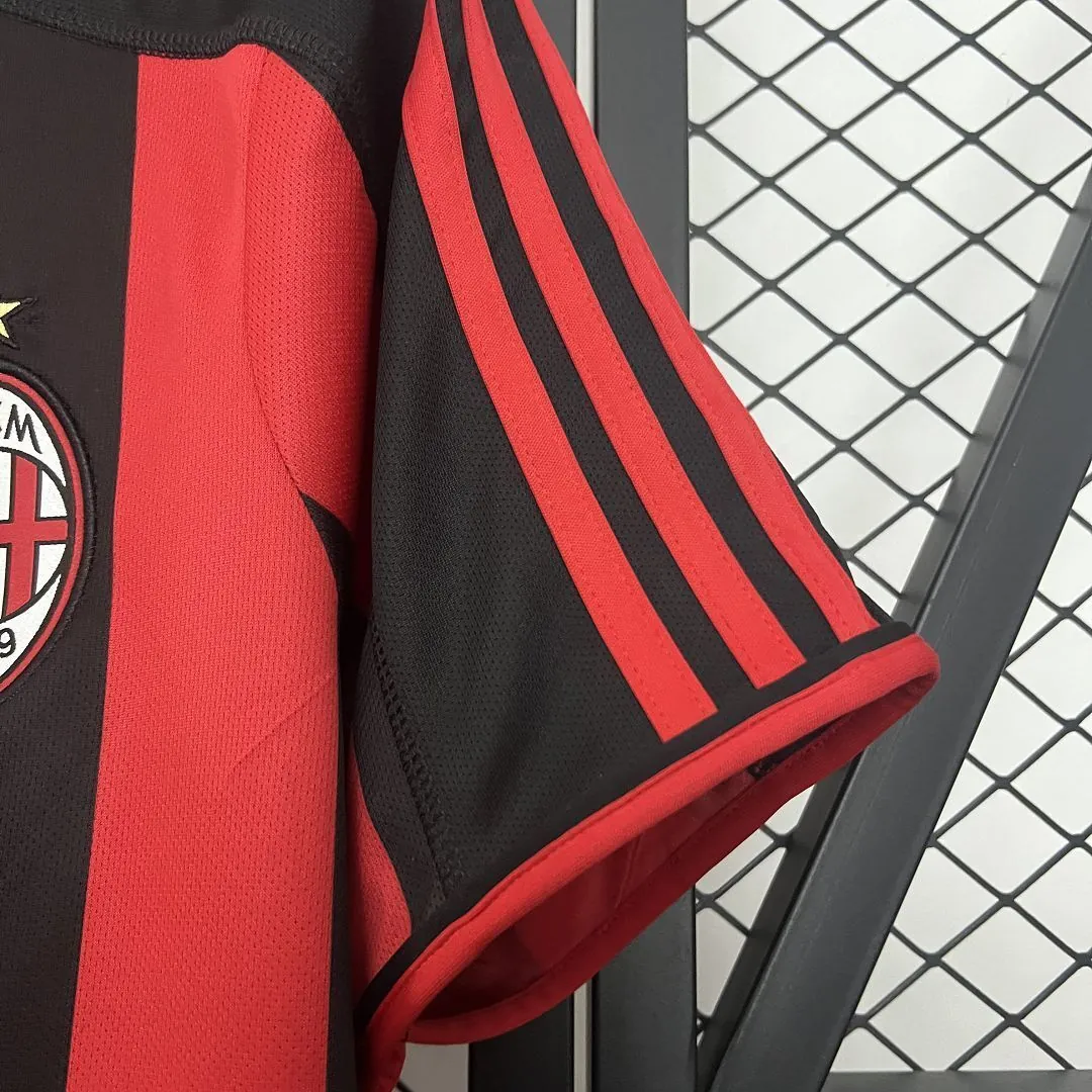 03-04 AC Milan Home Retro Kit Vintage Shirt AAAAJersey Dropship Yupoo 5