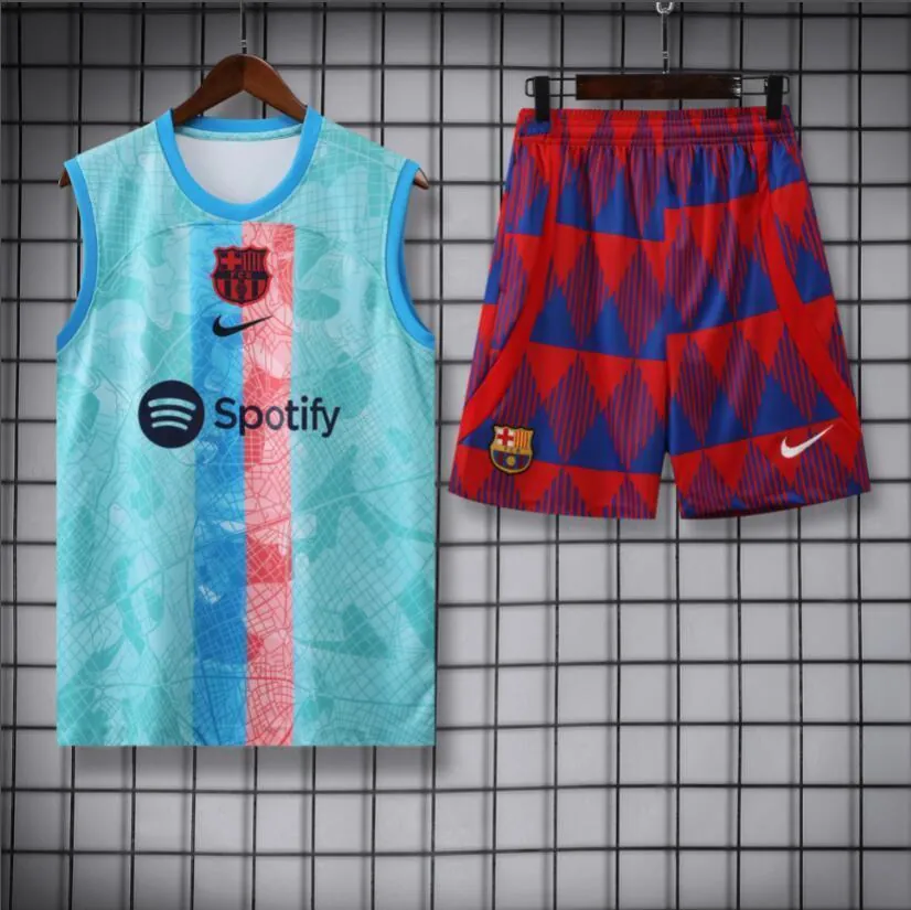 23-24 Barcelona Training Vest Kit S-XXL Soccer Jerseys 3