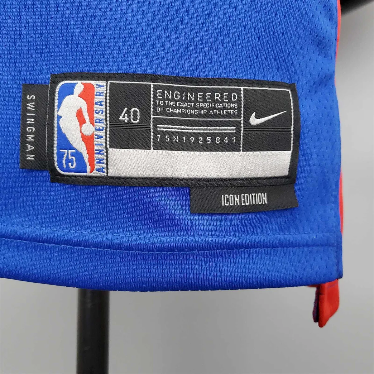75th Anniversary Rose #25 Pistons Blue 8