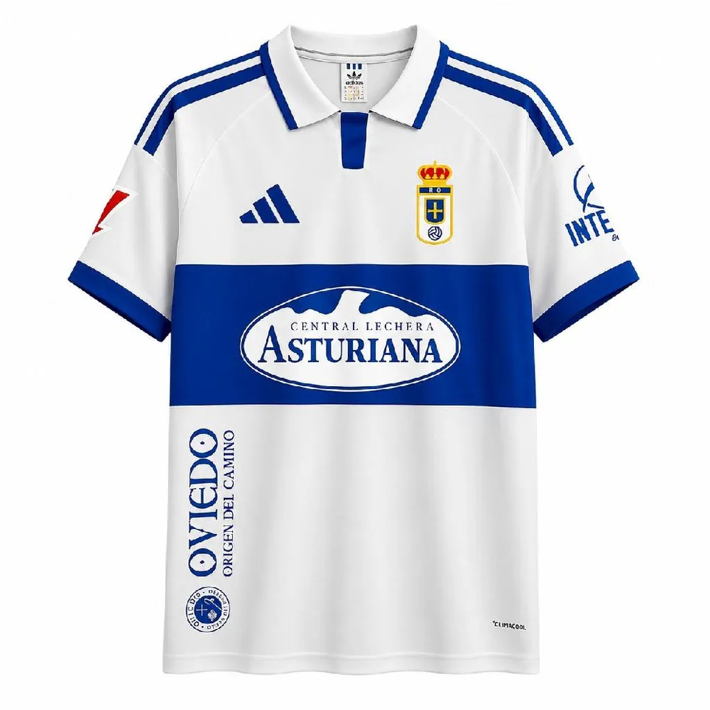 26-27 Real Oviedo Mens Away Kit Football T-Shirt AAAAJersey Supply Yupoo 8 5