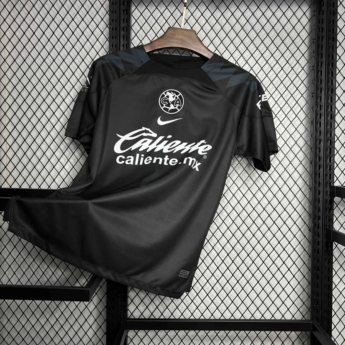23-24 Club América Goalkeeper Kit Black Shirt Soccer Jerseys Yupoo 2