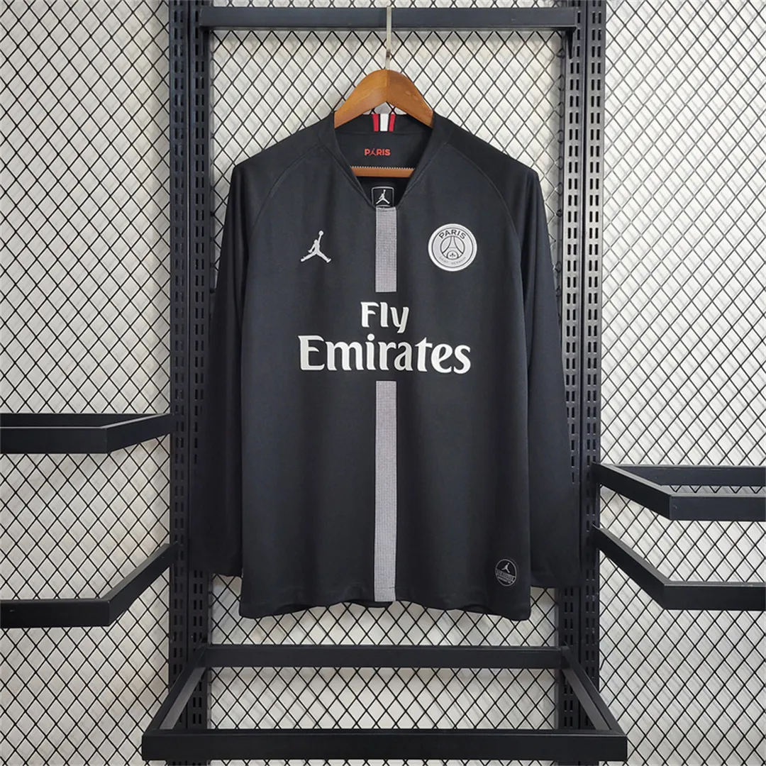 18-19 PSG Black Champions League Long sleeve 7
