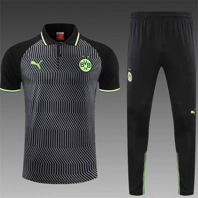 Polo Dortmund black stripes 14