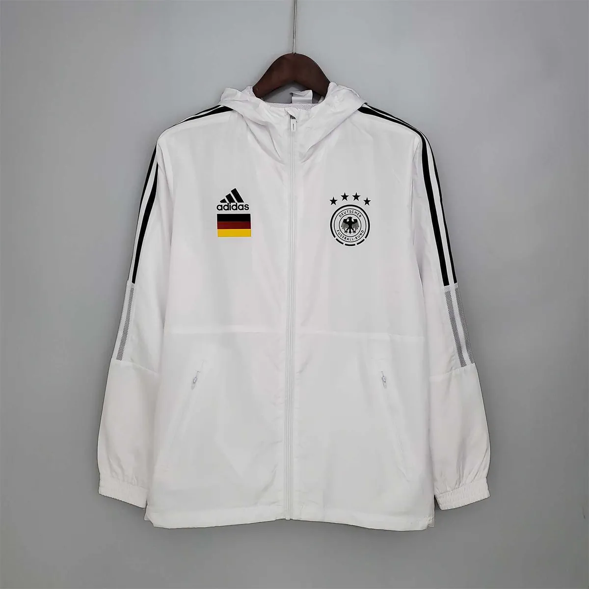 2021 Germany White Windbreaker 10