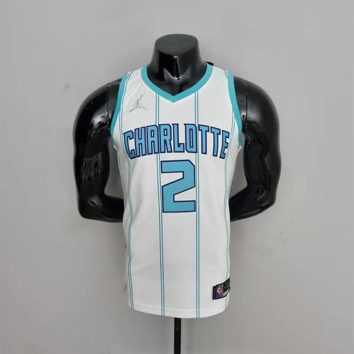 75th Anniversary Ball #2 Charlotte Hornets White NBA Jersey 10