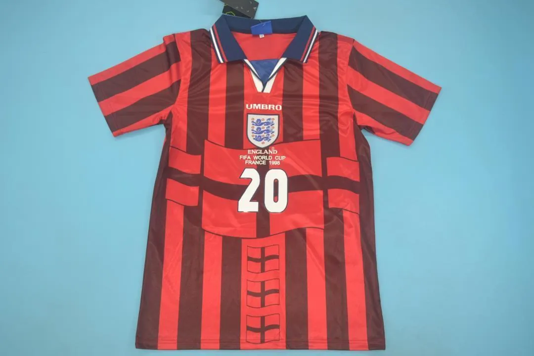 1998 England away red 11