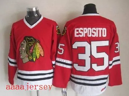 Chicago Blackhawks retro ice hockey jersey M-3XL 芝加哥黑鹰队复古冰球服 2