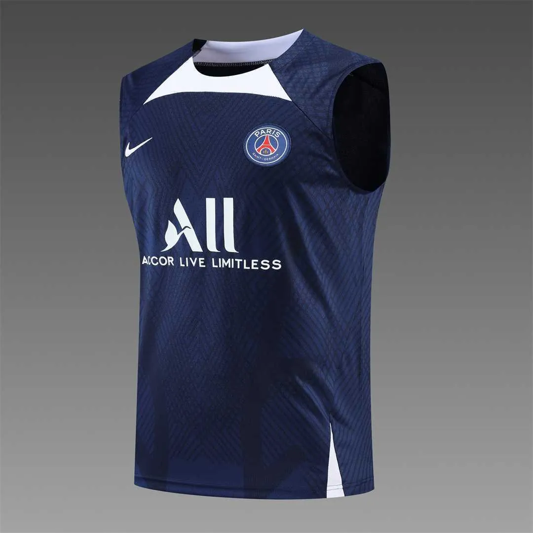 22-23 PSG vest training suit kit dark blue 19