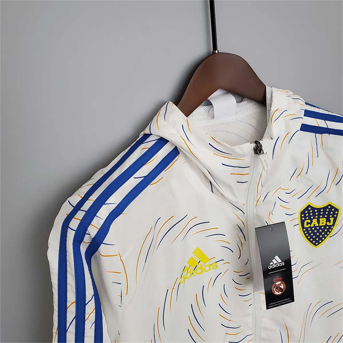 21-22 Boca Juniors white windbreaker 3
