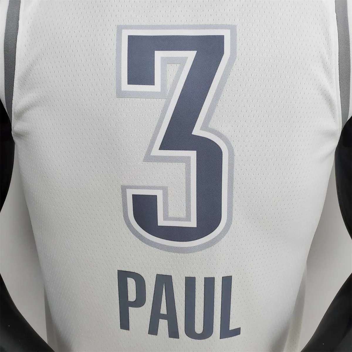 75th Anniversary 2202 Season Oklahoma City Thunder PAUL#3 City Edition White NBA Jersey 9