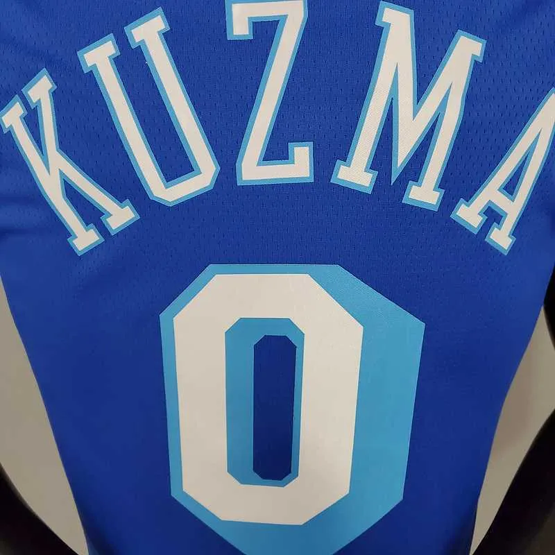2021 KUZMA #0 Lakers Retro Blue 4