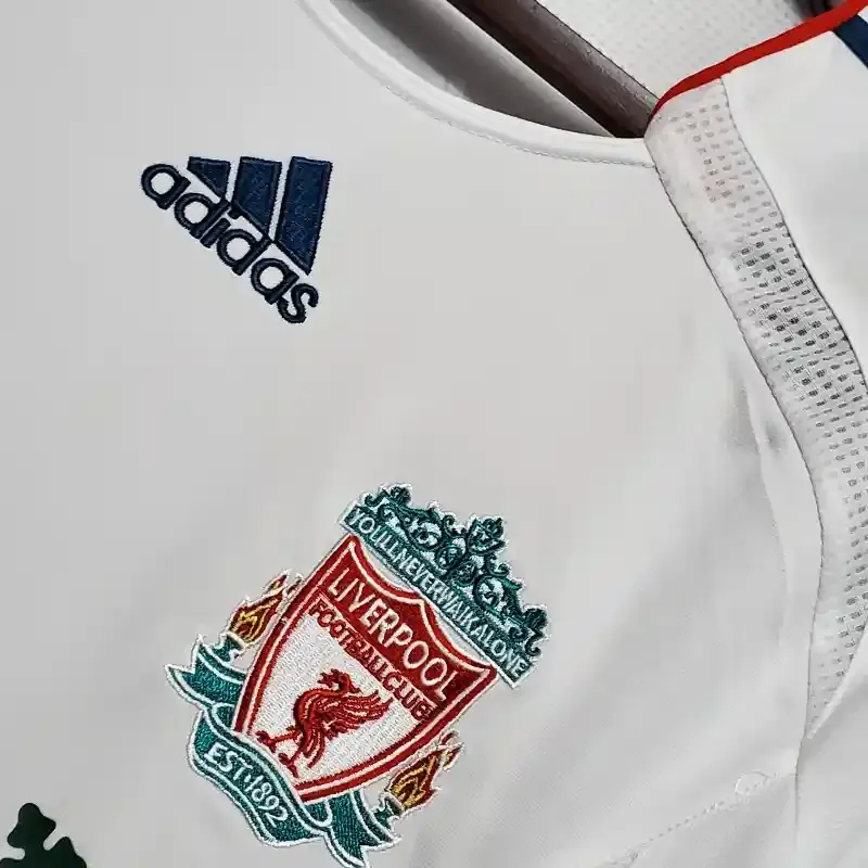 06-07 Retro Long Sleeve Liverpool Soccer Jersey Away S-2XL 4