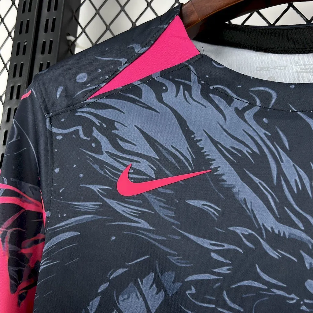 25-26 Barcelona Red Dragon Special Edition T-Shirt Football Apparels Soccer AAAAJersey Yupoo S- 6