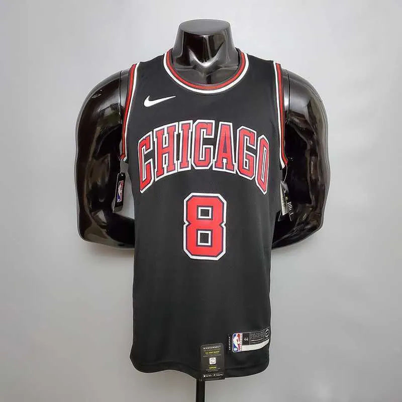 LAVINE#8 Chicago Bulls Black 8